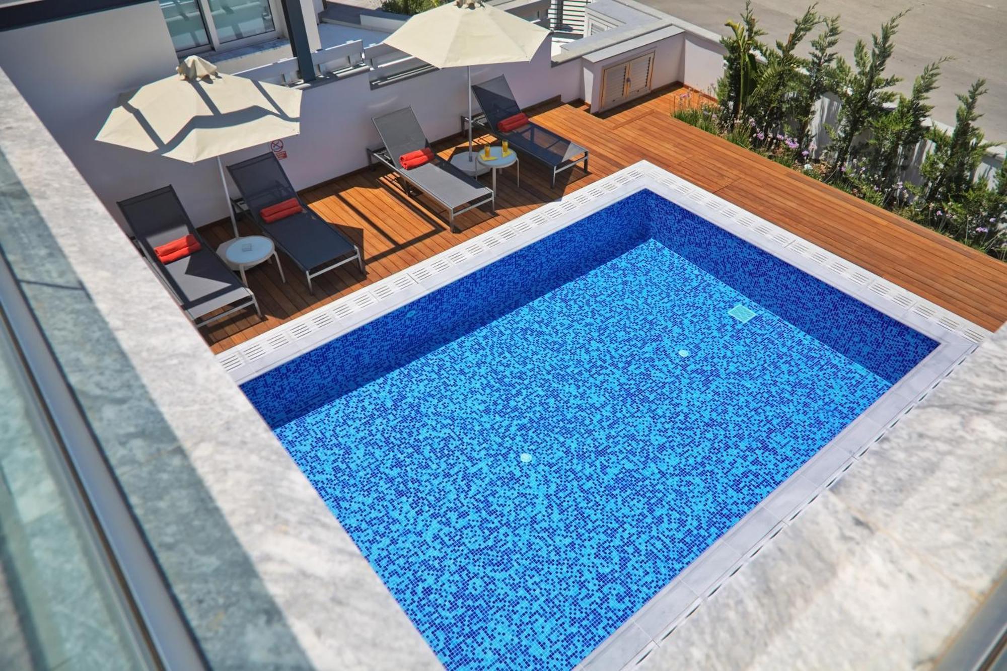 Seaview Luxury Villa Jacuzzi & Pool! 2 Min Beach プロタラス エクステリア 写真